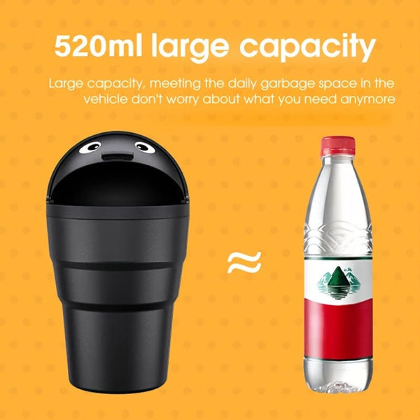 Planet Gates Black Car Trash Can Mini Trash Bag Cute Trash Can Fold Mini Creative Multi-purpose Glove Box Glove Box Small Trash Can Auto Supplies Auto Accessories