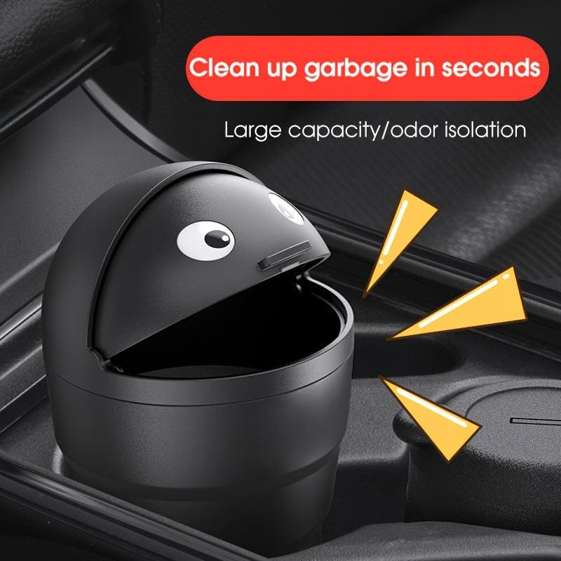 Planet Gates Black Car Trash Can Mini Trash Bag Cute Trash Can Fold Mini Creative Multi-purpose Glove Box Glove Box Small Trash Can Auto Supplies Auto Accessories