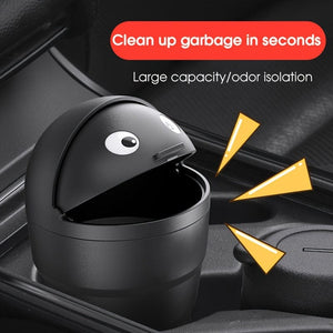 Planet Gates Black Car Trash Can Mini Trash Bag Cute Trash Can Fold Mini Creative Multi-purpose Glove Box Glove Box Small Trash Can Auto Supplies Auto Accessories