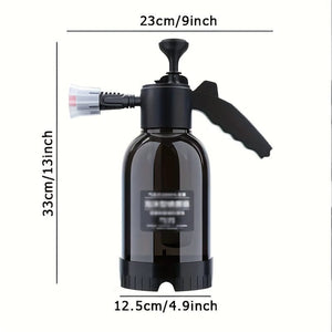 Planet Gates Black Car Washing Foam Spray Pot Car Washing Liquid Special Tool High-pressure Foam Spraying Household Hand-held Spray Pot Flower Watering Tool