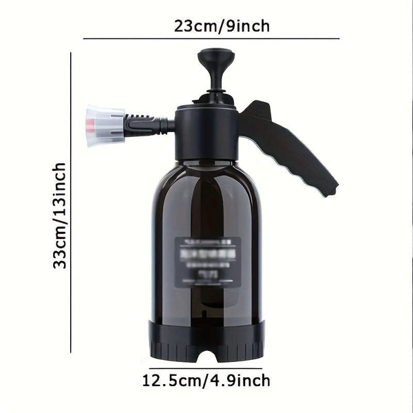 Planet Gates Black Car Washing Foam Spray Pot Car Washing Liquid Special Tool High-pressure Foam Spraying Household Hand-held Spray Pot Flower Watering Tool