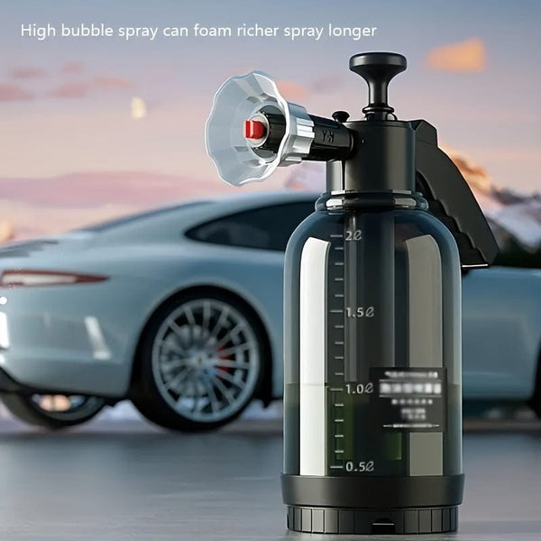 Planet Gates Black Car Washing Foam Spray Pot Car Washing Liquid Special Tool High-pressure Foam Spraying Household Hand-held Spray Pot Flower Watering Tool