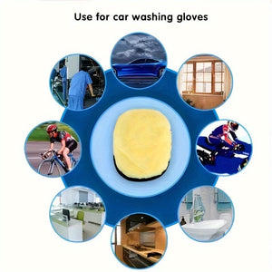 Planet Gates Black Car Washing Gloves