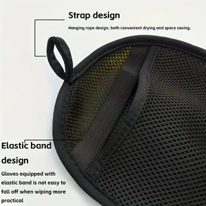 Planet Gates Black Car Washing Gloves