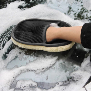 Planet Gates Black Car Washing Gloves