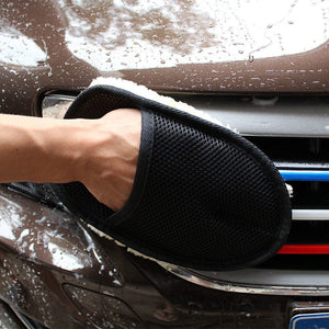 Planet Gates Black Car Washing Gloves