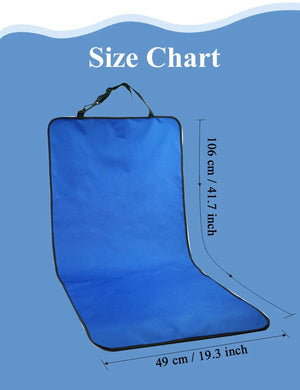 Planet Gates Black Car Waterproof Back Seat Pet Cover Protector Mat Rear Safety Travel Accessories for Cat Dog Pet Carrier Car Rear Back Seat Mat