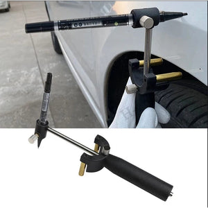 Planet Gates black Car Wheel Eyebrow Scriber Auto Sheet Metal Dent Repair Tool Data Recovery Wheel Eyebrow Rib Line Parallel Drawing Tool