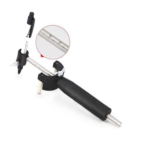 Planet Gates black Car Wheel Eyebrow Scriber Auto Sheet Metal Dent Repair Tool Data Recovery Wheel Eyebrow Rib Line Parallel Drawing Tool