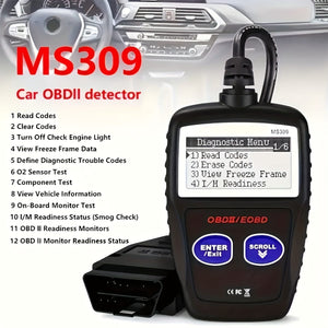 Planet Gates Black cars diagnostic tool the upgraded version of ms309 obd2 obdii eobd fault code reader scanner tool
