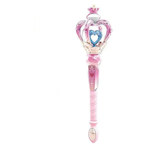 Planet Gates black Children Magic Wand Fairy Wand Electric Toys With Sound Light Pretend Toy Role-playing Props Halloween Christmas Gift For Girls