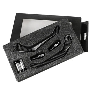 Planet Gates black / CHINA 1 pair Motorcycle Universal Imitation carbon fiber metal Handlebar Guard Brake Clutch Levers Protector For Mt 09 2005-2022 ﻿