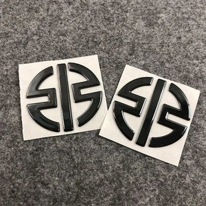Planet Gates black / CHINA 3D Motorcycle Decal Tank Stickers Emblem Logos for KAWASAKI H2 NINJA H2R Z125 Z250 Z300 Z400 Z650 Z750 Z1000 Z900 Z800