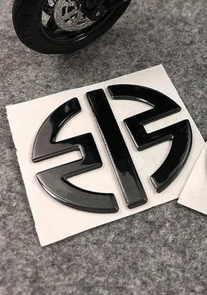 Planet Gates black / CHINA 3D Motorcycle Decal Tank Stickers Emblem Logos for KAWASAKI H2 NINJA H2R Z125 Z250 Z300 Z400 Z650 Z750 Z1000 Z900 Z800