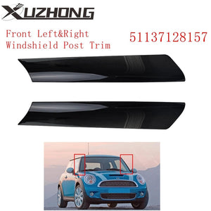 Planet Gates Black / CHINA 51137128157 Front Left&Right Driver Side Window Windshield A Pillar Trim Molding For Mini Cooper R50 R52 R53 Black Trim Cover