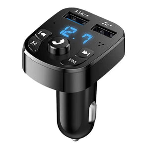 Planet Gates Black / China Car Bluetooth FM Transmitter 87.5-108 Mhz Audio Car Mp3 Player 5V Output USB Auto Car Fast Charge Electronic Accessories 12-24V