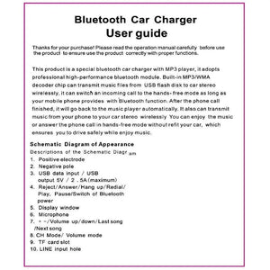 Planet Gates Black / China Car Bluetooth FM Transmitter 87.5-108 Mhz Audio Car Mp3 Player 5V Output USB Auto Car Fast Charge Electronic Accessories 12-24V