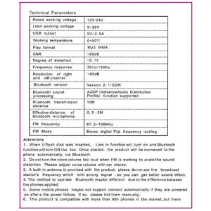 Planet Gates Black / China Car Bluetooth FM Transmitter 87.5-108 Mhz Audio Car Mp3 Player 5V Output USB Auto Car Fast Charge Electronic Accessories 12-24V