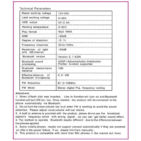 Planet Gates Black / China Car Bluetooth FM Transmitter 87.5-108 Mhz Audio Car Mp3 Player 5V Output USB Auto Car Fast Charge Electronic Accessories 12-24V