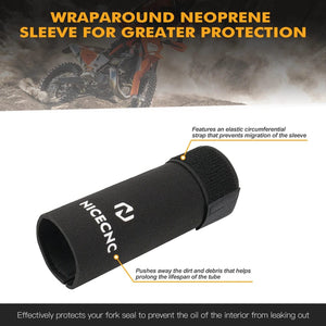 Planet Gates black / CHINA For KTM 2023 TPI Husqvarna TE SHERCO GasGas Beta RR 300 Honda Yamaha Kawasaki Motorcycle 6" Front Fork Sock Fork Seal Protectors