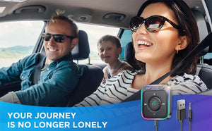 Planet Gates black / CHINA Joyroom Bluetooth 5.3 Wireless Receiver Car Adapter Enhanced Dual Mics ENC Noise Cancellation 3.5mm AUX Car Bluetooth Receiver