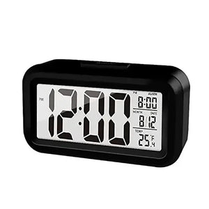 Planet Gates black / CHINA LED Digital Alarm Clock Backlight Snooze Data Time Calendar Desktop Multifunction Electronic Backlight Table Clock