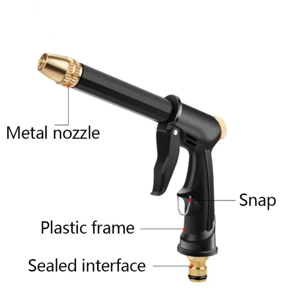 Planet Gates black / CHINA LUSQI Portable High-Pressure Water Gun Car Washer Gun For Cleaning Car Wash Machine Garden Watering Hose Nozzle Sprinkler Foam
