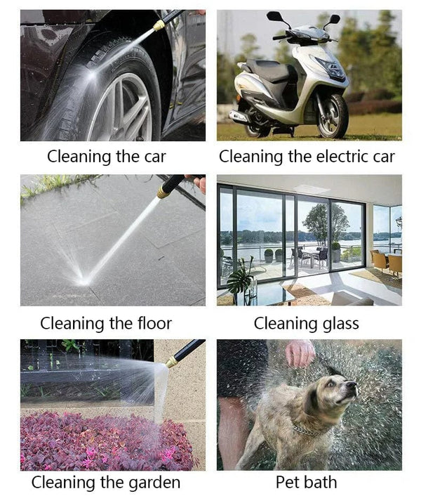 Planet Gates black / CHINA LUSQI Portable High-Pressure Water Gun Car Washer Gun For Cleaning Car Wash Machine Garden Watering Hose Nozzle Sprinkler Foam