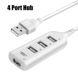 Planet Gates black / CHINA Portable 4 Port Multi USB Hub Splitter High Speed USB 2.0 Multiple Expander Adapter For PC Laptop Notebook Computer Accessories