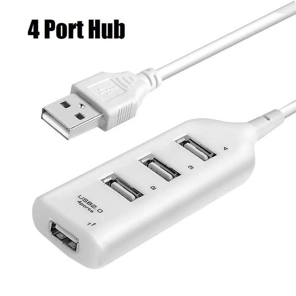 Planet Gates black / CHINA Portable 4 Port Multi USB Hub Splitter High Speed USB 2.0 Multiple Expander Adapter For PC Laptop Notebook Computer Accessories