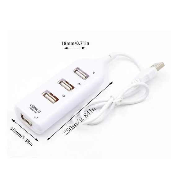 Planet Gates black / CHINA Portable 4 Port Multi USB Hub Splitter High Speed USB 2.0 Multiple Expander Adapter For PC Laptop Notebook Computer Accessories