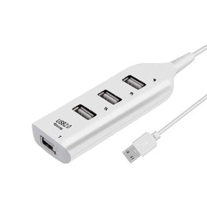 Planet Gates black / CHINA Portable 4 Port Multi USB Hub Splitter High Speed USB 2.0 Multiple Expander Adapter For PC Laptop Notebook Computer Accessories