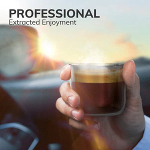 Planet Gates black / CHINA Portable Coffee Maker MIUI Small Espresso Machine DC12V Travel Coffee Maker for Car Outdoors Camping Backpacker Lightweight