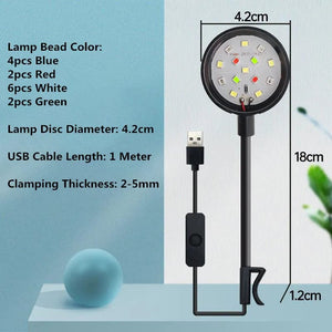 Planet Gates Black / CHINA USB Aquarium Light 3W 5V LED Waterproof Fish Tank Lighting Underwater Fish Lamp Aquariums Decor Plant Lamp Mini Fish Tank Light