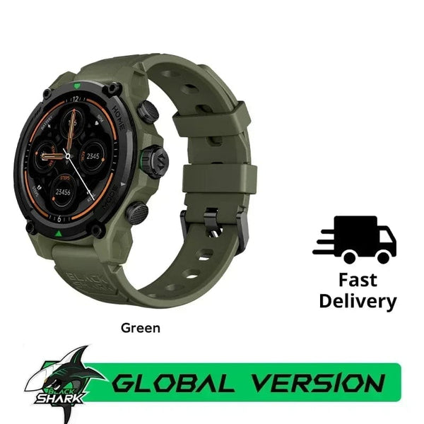 Planet Gates Black / CHINA [World Premiere]Blackshark GS3 Smart Watch Global Version 1.43"AMOLED Display GPS Satellite Positioning 21 Day Battery Life 5ATM