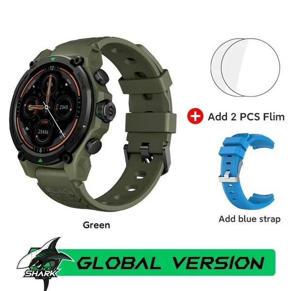 Planet Gates Black / CHINA [World Premiere]Blackshark GS3 Smart Watch Global Version 1.43"AMOLED Display GPS Satellite Positioning 21 Day Battery Life 5ATM