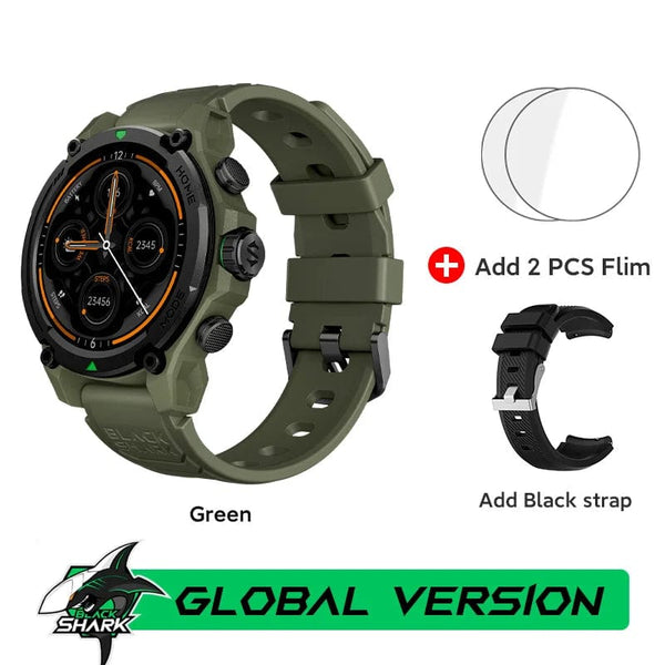 Planet Gates Black / CHINA [World Premiere]Blackshark GS3 Smart Watch Global Version 1.43"AMOLED Display GPS Satellite Positioning 21 Day Battery Life 5ATM