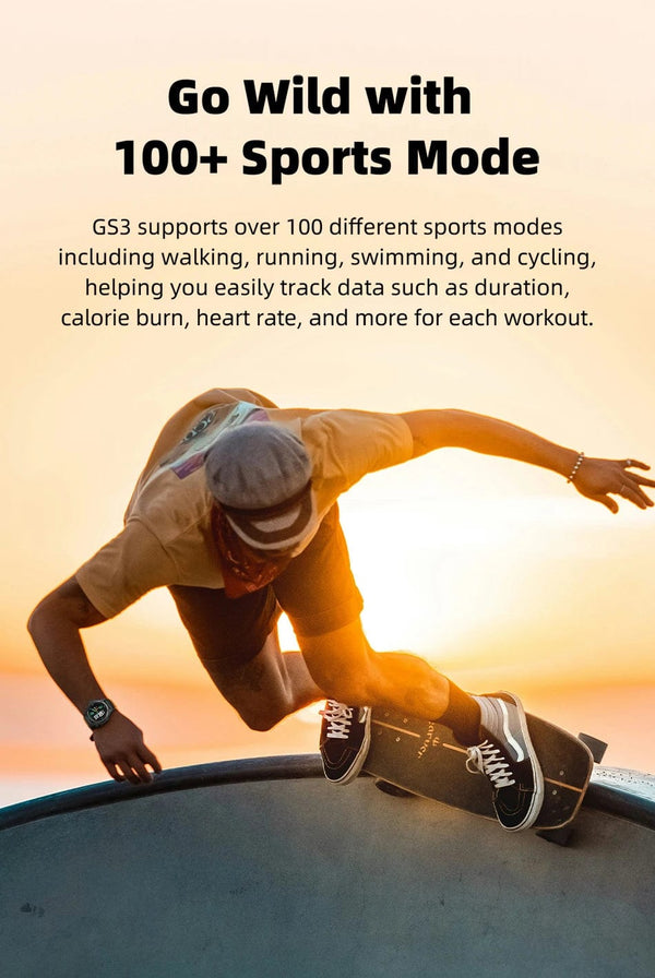 Planet Gates Black / CHINA [World Premiere]Blackshark GS3 Smart Watch Global Version 1.43"AMOLED Display GPS Satellite Positioning 21 Day Battery Life 5ATM