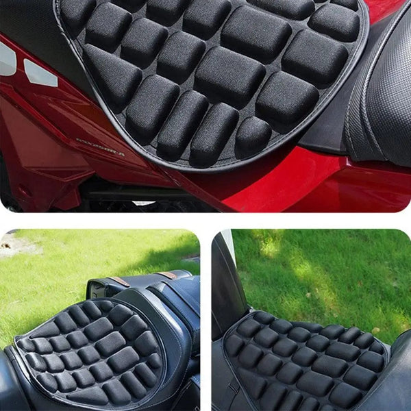 Planet Gates Black / CN 3D Seat Motorcycle Seat Cushion Anti Slip Motorbike Comfort Sunscreen Gel Seat Cushion Motorcycle Accessories