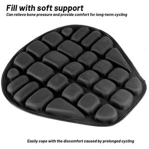 Planet Gates Black / CN 3D Seat Motorcycle Seat Cushion Anti Slip Motorbike Comfort Sunscreen Gel Seat Cushion Motorcycle Accessories