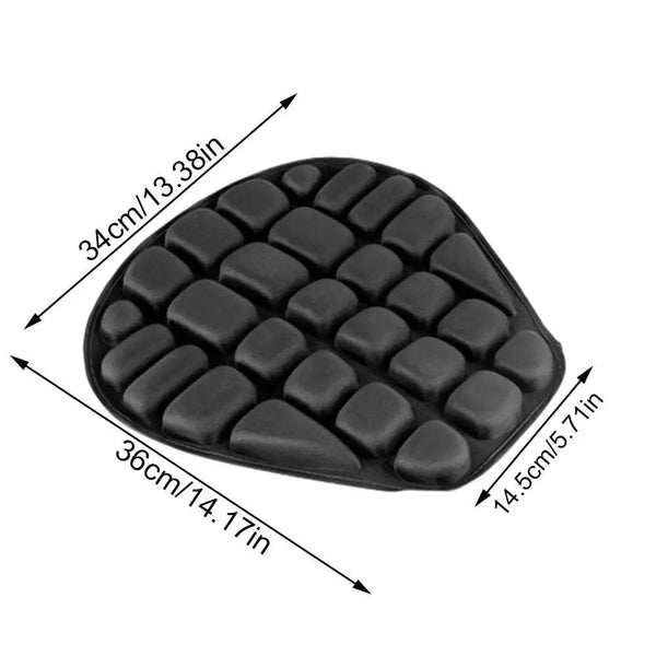 Planet Gates Black / CN 3D Seat Motorcycle Seat Cushion Anti Slip Motorbike Comfort Sunscreen Gel Seat Cushion Motorcycle Accessories