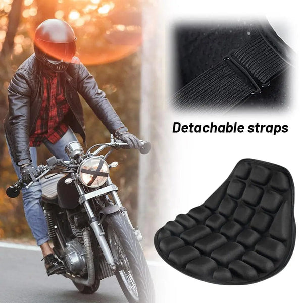 Planet Gates Black / CN 3D Seat Motorcycle Seat Cushion Anti Slip Motorbike Comfort Sunscreen Gel Seat Cushion Motorcycle Accessories
