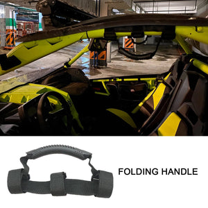Planet Gates black / CN UTV ATV Universal Sports Roll Bar Cages Grab Handle Hold For Jeep For Can-am Commander Maverick X3 1000 For Polaris RZR Ranger