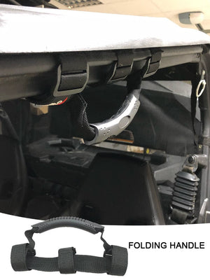 Planet Gates black / CN UTV ATV Universal Sports Roll Bar Cages Grab Handle Hold For Jeep For Can-am Commander Maverick X3 1000 For Polaris RZR Ranger