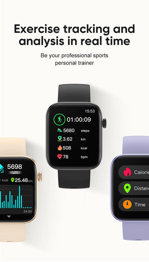 Planet Gates black COLMI P71 Voice Calling Smartwatch Men Health Monitoring IP68 Waterproof Smart Notifications Voice Assistant Smart Watch Women