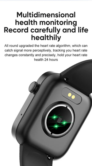 Planet Gates black COLMI P71 Voice Calling Smartwatch Men Health Monitoring IP68 Waterproof Smart Notifications Voice Assistant Smart Watch Women