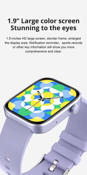 Planet Gates black COLMI P71 Voice Calling Smartwatch Men Health Monitoring IP68 Waterproof Smart Notifications Voice Assistant Smart Watch Women