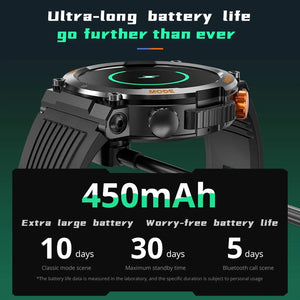 Planet Gates black COLMI V68 1.46'' HD Display Smartwatch Men 100 Sports Modes Compass Flashlight Military Grade Toughness Smart Watch