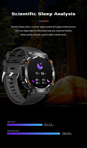 Planet Gates black COLMI V68 1.46'' HD Display Smartwatch Men 100 Sports Modes Compass Flashlight Military Grade Toughness Smart Watch