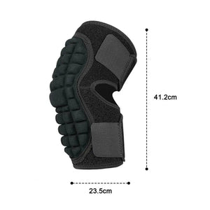 Planet Gates Black Compression Protective Elbow Pad with Fastener Tape Soft Sports Elbow Pad Breathable Padded Pain Relief Elbow Support Sleeve